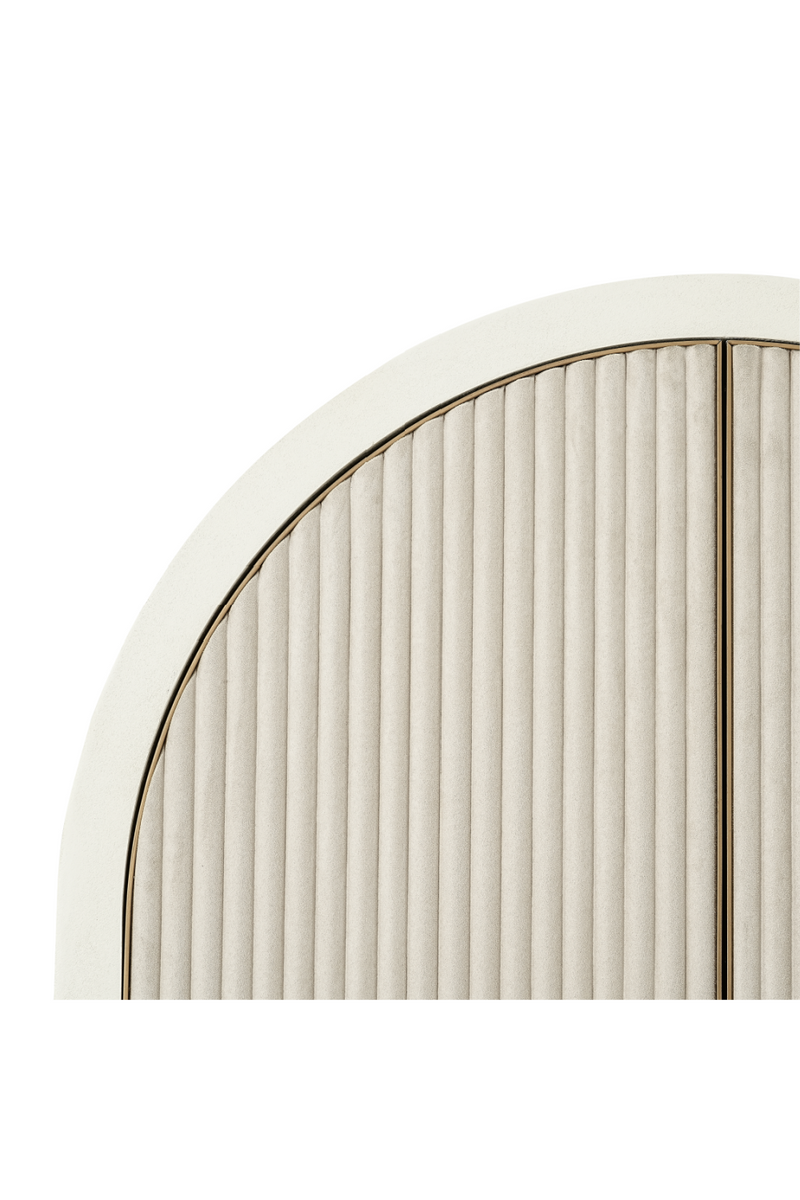 White Arched 2-Door Cabinet | OROA Tivoli | Oroatrade.com