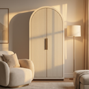 White Arched 2-Door Cabinet | Richmond Interiors Tivoli