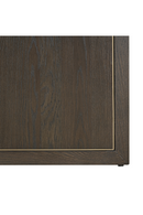 Brown Oak Staggered Display Cabinet | Richmond Interiors Rivertree | Oroatrade.com