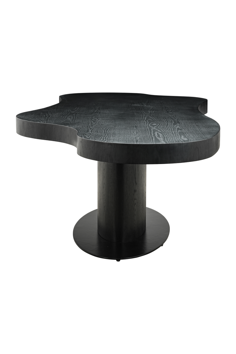 Black Organic-Shaped Dining Table | OROA Bogor | Oroatrade.com