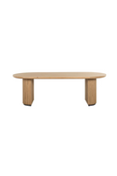 Natural Oak Oval Dining Table | Richmond Interiors Belfort | Oroatrade.com