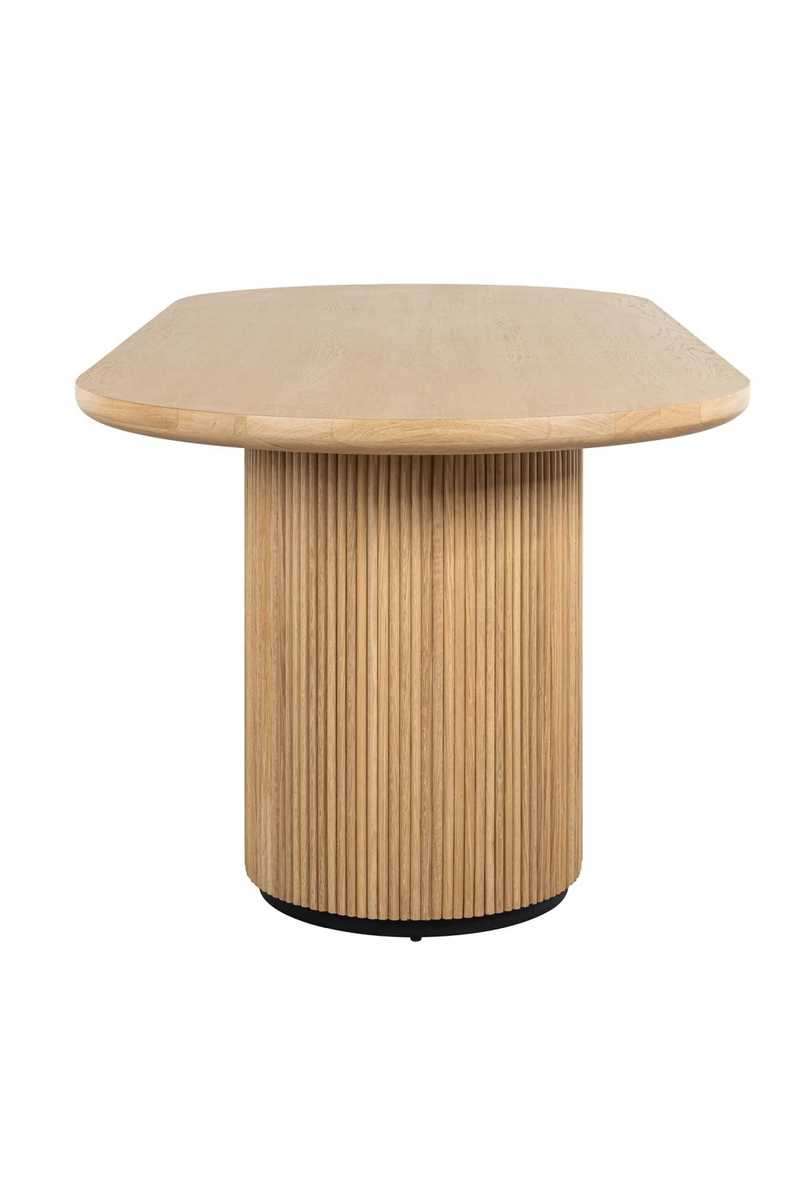 Natural Oak Oval Dining Table | OROA Belfort | Oroatrade.com