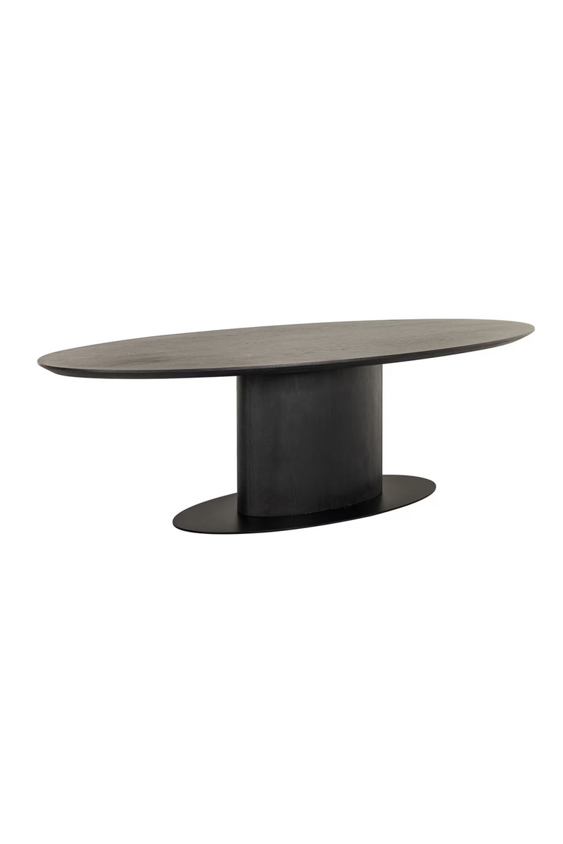 Brown Wooden Oval Dining Table | OROA Gordon | Oroatrade.com