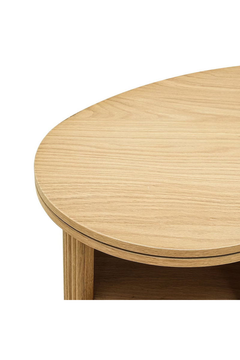 Natural Oak 3-Drawer Desk | OROA Belfort | Oroatrade.com