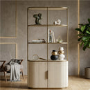 White 2-Door Display Cabinet | Richmond Interiors Tivoli