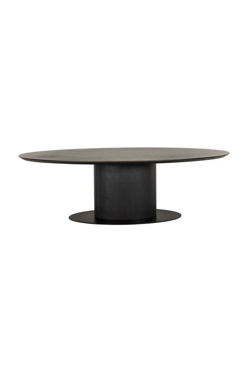 Dark Brown Wooden Oval Dining Table | OROA Gordon | Oroatrade.com