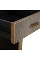 Brown Leather 1-Drawer Nightstand | Richmond Interiors Bloomville | Oroatrade.com