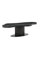 Black Organic-Shaped Dining Table | Richmond Interiors Bogor | Oroatrade.com