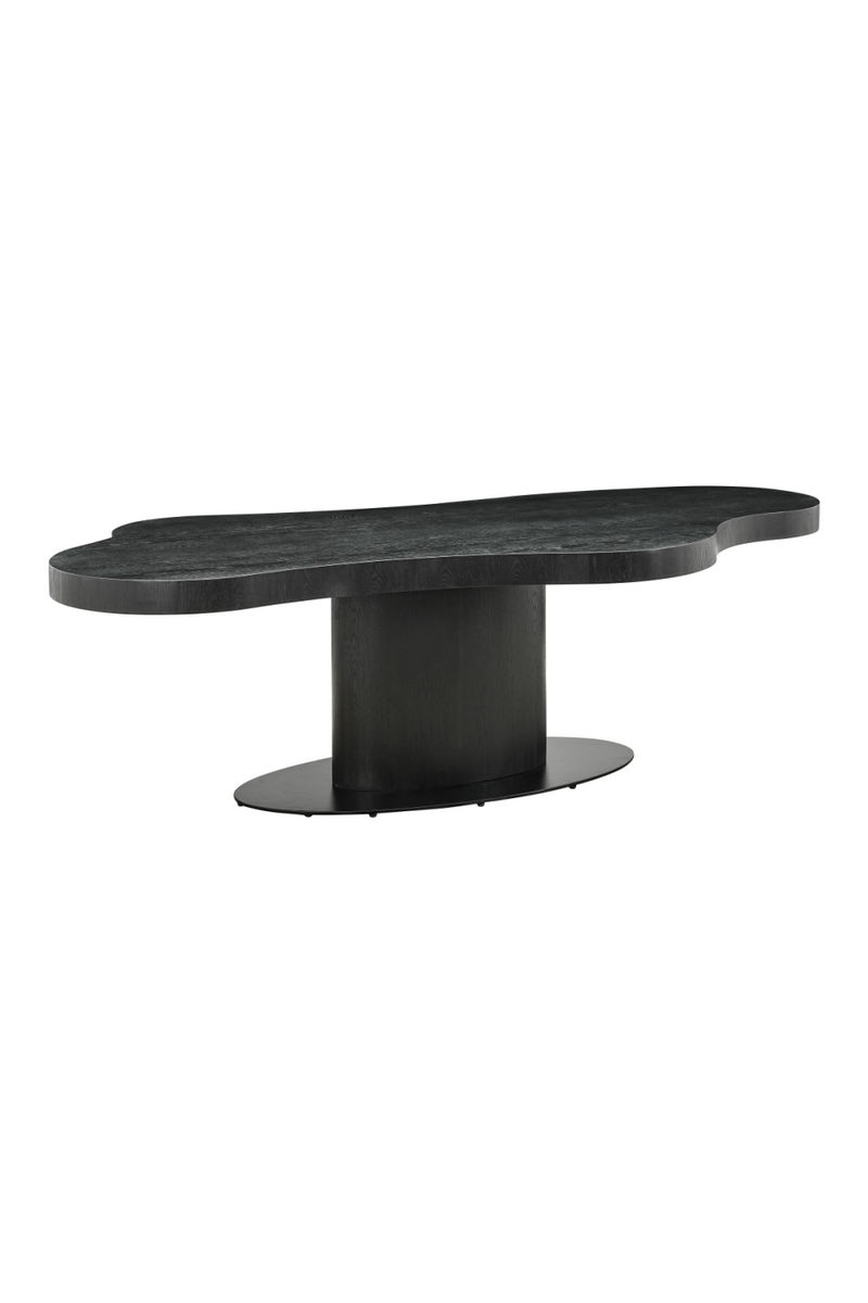 Black Organic-Shaped Dining Table | OROA Bogor | Oroatrade.com