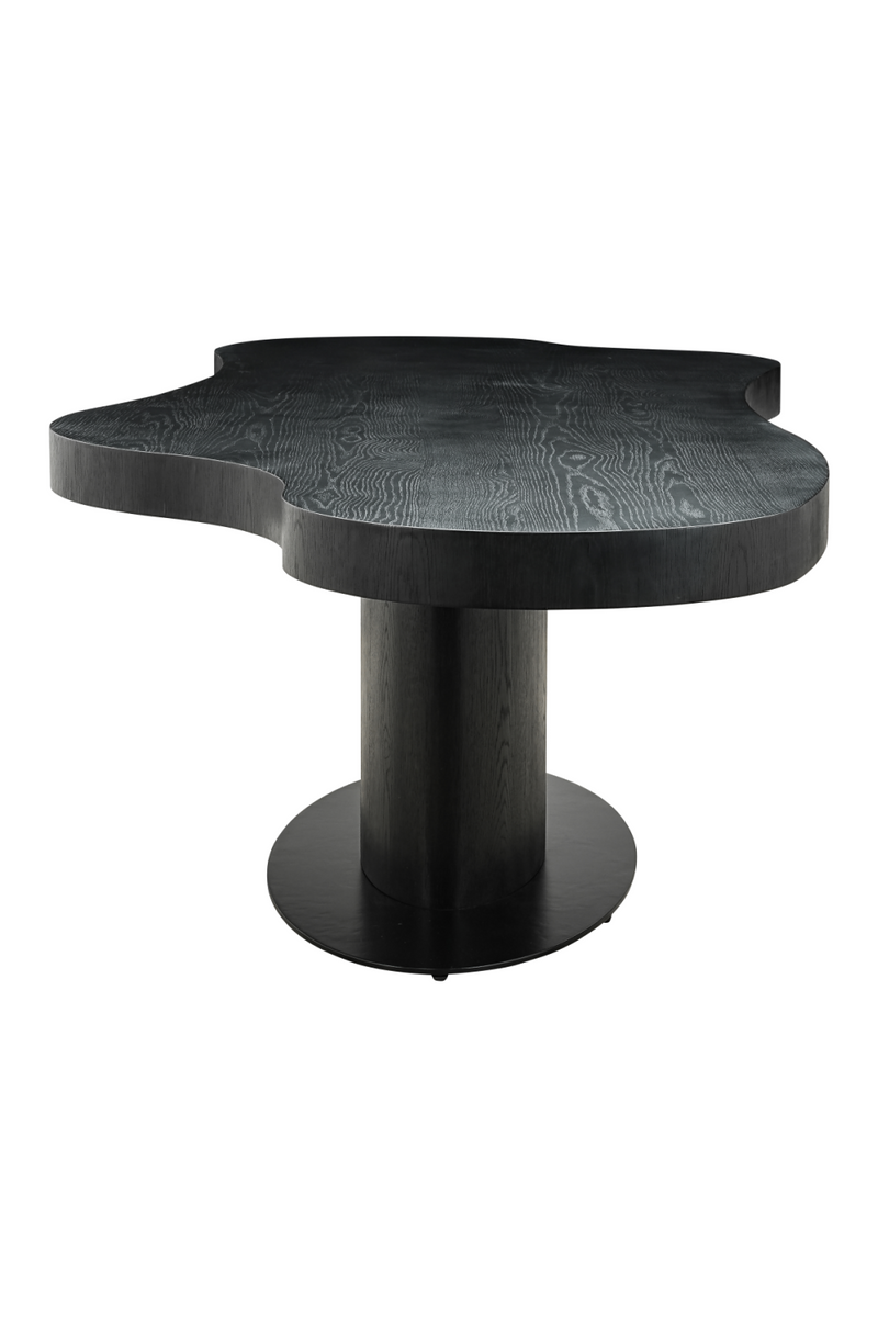 Black Organic-Shaped Dining Table | OROA Bogor | Oroatrade.com