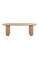 Natural Oak Oval Dining Table | Richmond Interiors Belfort | Oroatrade.com