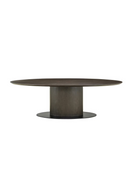 Dark Brown Wooden Oval Dining Table | Richmond Interiors Gordon | Oroatrade.com