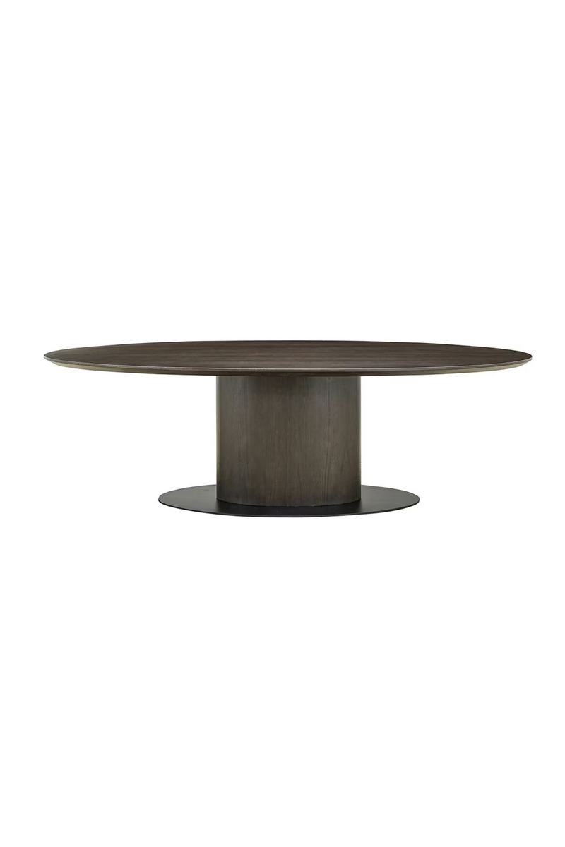 Brown Wooden Oval Dining Table | OROA Gordon | Oroatrade.com