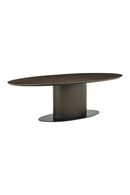 Dark Brown Wooden Oval Dining Table | Richmond Interiors Gordon | Oroatrade.com