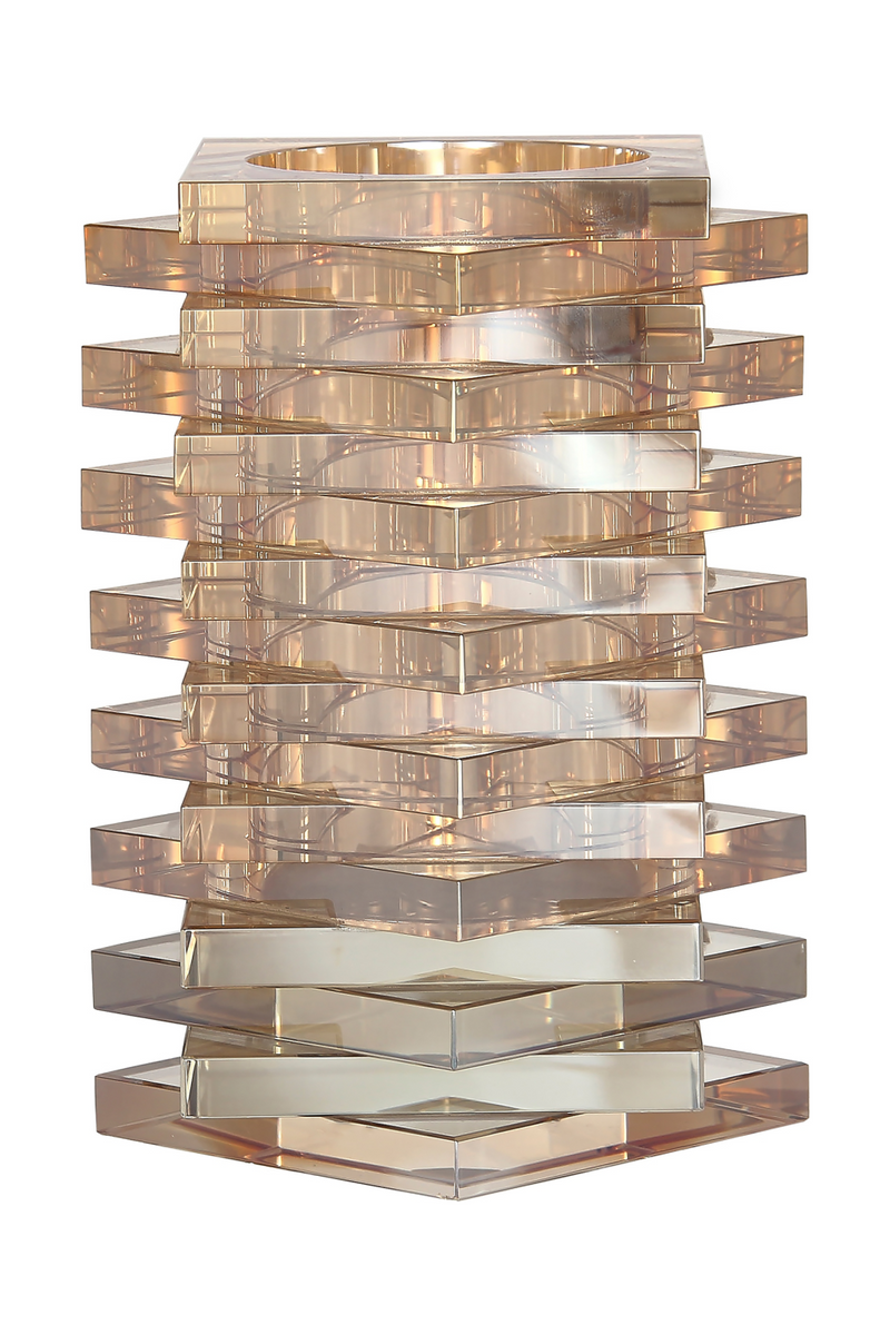 Tiered Crystal Vase | OROA Celia | Oroatrade.com