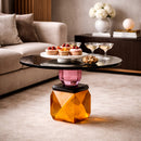 Orange Crystal Base Cakeplate | Richmond Interiors Feya