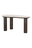 Beige Travertine Organic Desk | Richmond Interiors Ritz | Oroatrade.com