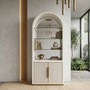 White Arched Display Cabinet | Richmond Interiors Tivoli