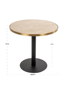 Beige Bistro Table | Richmond Interiors Brazza | Oroatrade.com