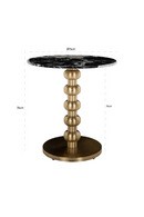 Gold Base Marble Bistro Table | Richmond Interiors Witlox |  Oroatrade.com