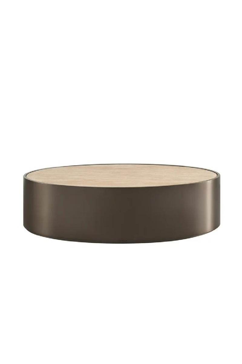 Bronze Framed Round Coffee Table | OROA Bonanza | Oroatrade.com