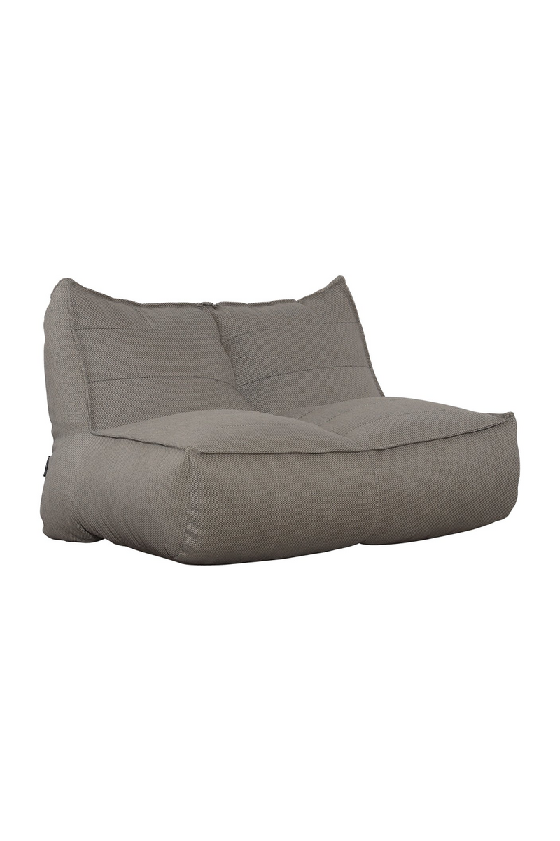 Taupe Channeled Outdoor Lounge Chair | OROA Scoppios | Oroatrade.com