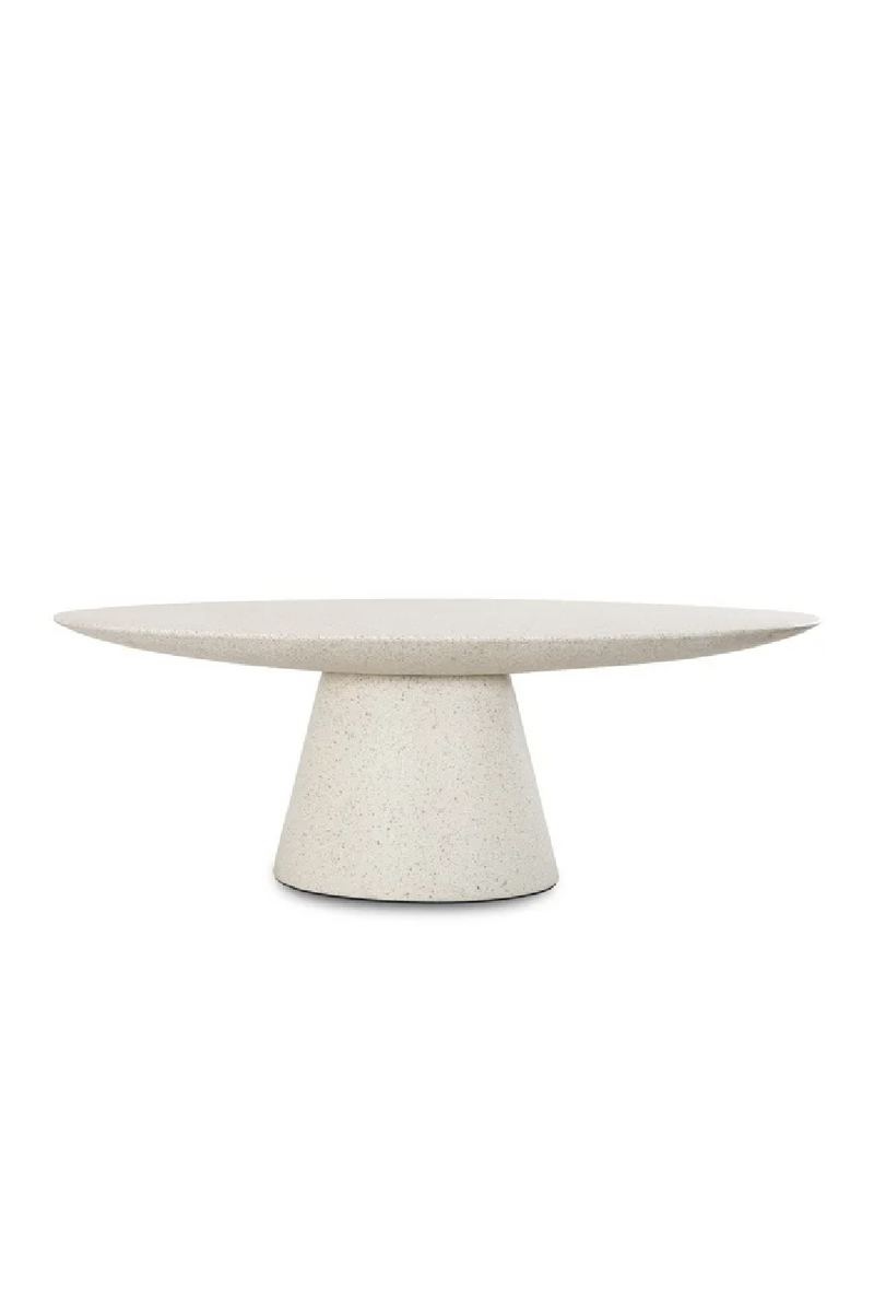 Beige Oval Outdoor Dining Table | OROA Nassau | Oroatrade.com