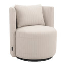 Hospitality furniture - Beige Outdoor Swivel Dining Chair - www.oroatrade.com