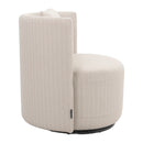 Hospitality furniture - Beige Outdoor Swivel Dining Chair - www.oroatrade.com