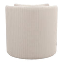 Hospitality furniture - Beige Outdoor Swivel Dining Chair - www.oroatrade.com