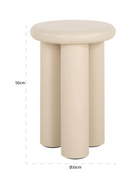 Beige Round End Table | Richmond Interiors Elbaz | Oroatrade.com