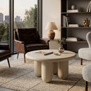 Beige Round Coffee Table | Richmond Interiors Calma