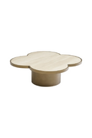 Travertine Ceramic Coffee Table | Richmond Interiors Clover | Oroatrade.com