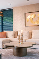 Travertine Ceramic Coffee Table | Richmond Interiors Clover | Oroatrade.com