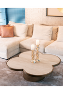 Travertine Ceramic Coffee Table | Richmond Interiors Clover | Oroatrade.com