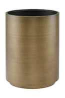 Gold Cylindrical Planter | Richmond Interiors Dira | Oroatrade.com