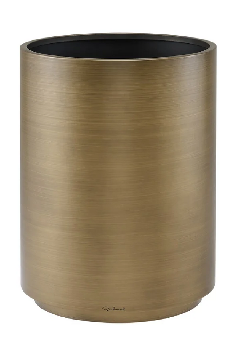 Gold Cylindrical Planter M | OROA Dira | Oroatrade.com