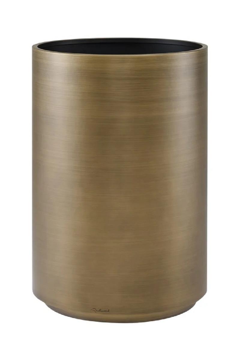 Gold Cylindrical Planter | OROA Dira | Oroatrade.com