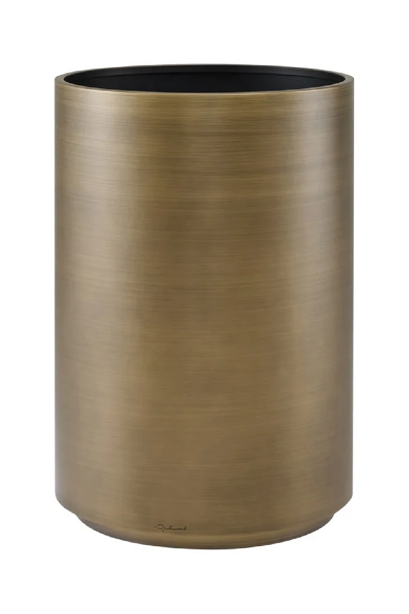 Gold Cylindrical Planter L | OROA Dira | Oroatrade.com