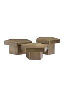Gold Geometrical Coffee Tables (3) | Richmond Interiors Hexa | Oroatrade.com