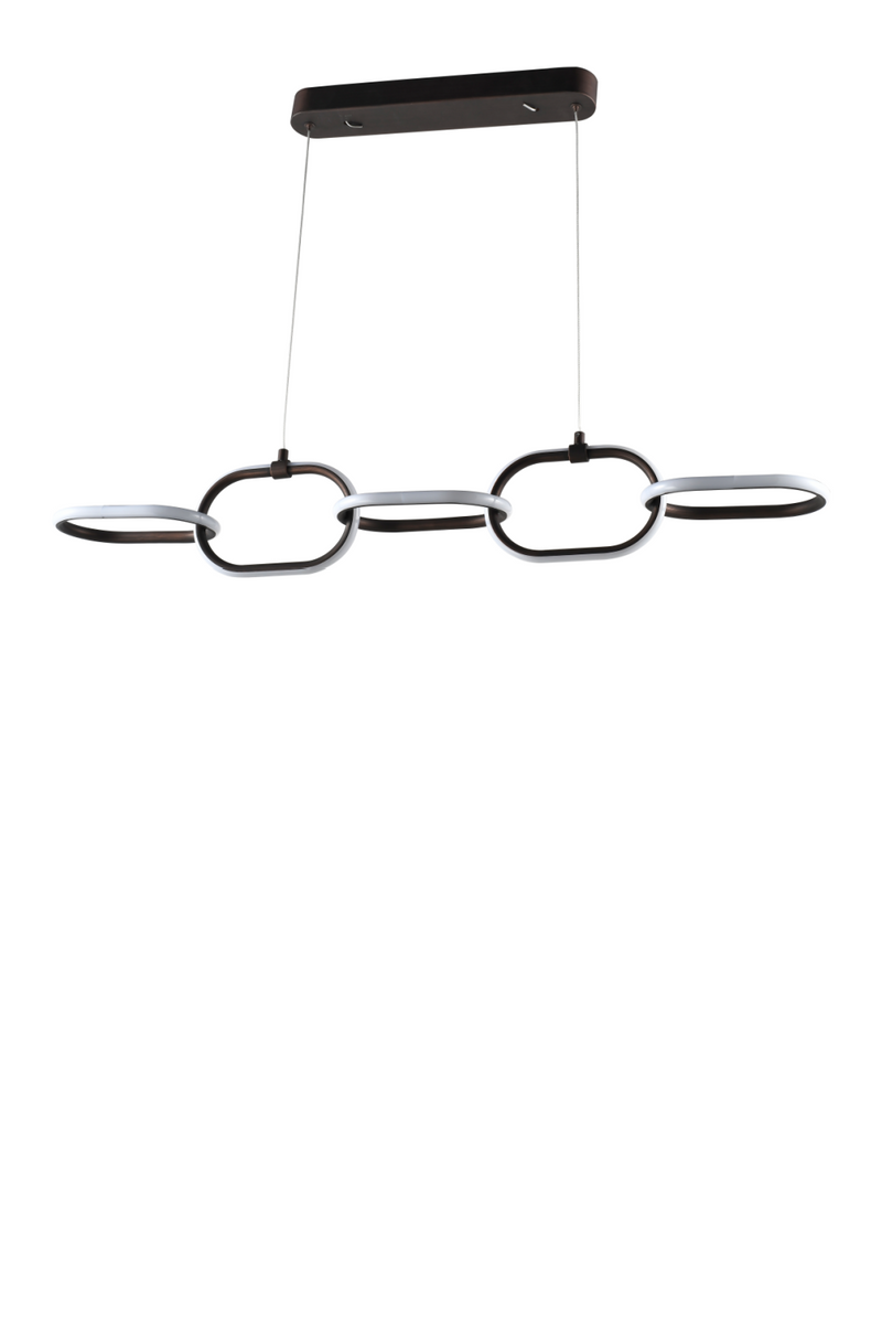 Vertical Bronze Chain Chandelier | OROA Layn | Oroatrade.com