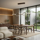 Vertical Bronze Chain Chandelier | Richmond Interiors Layn