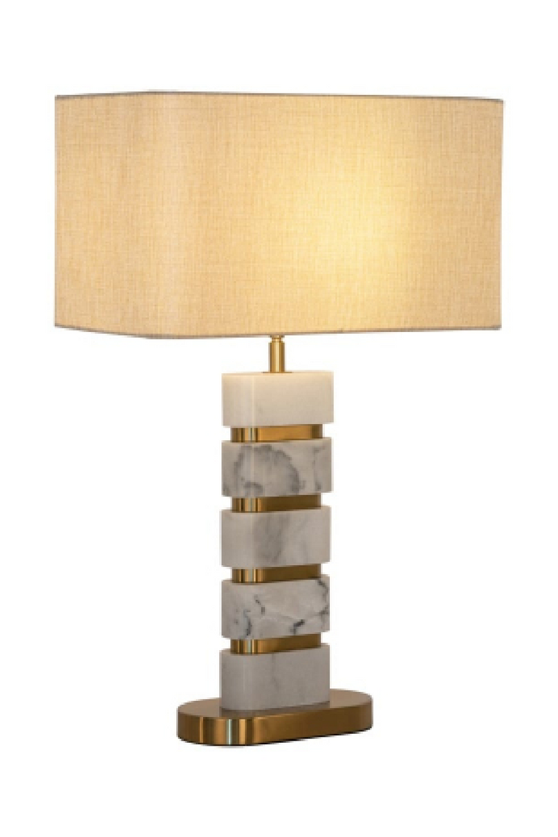 Marble Base Table Lamp | OROA Lenore | Oroatrade.com