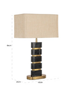 Marble Base Table Lamp | Richmond Interiors Levina | Oroatrade.com