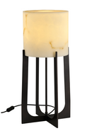 Cylindrical Marble Table Lamp S | Richmond Interiors Loura | Oroatrade.com