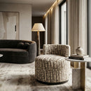 Cream Printed Accent Chair | Richmond Interiors Franny