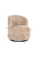 Beige Kid's Swivel Chair | Richmond Interiors Jackie | Oroatrade.com