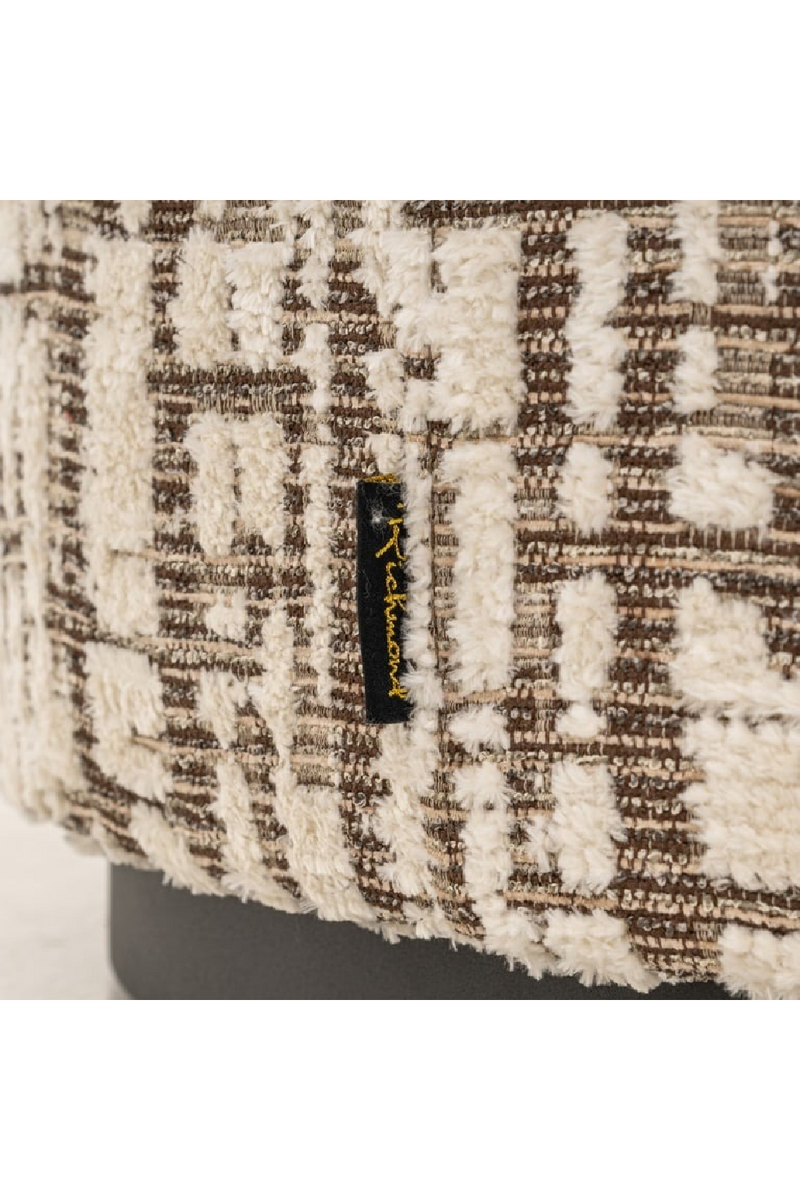 Cylindrical Upholstered Pouf L | Richmond Interiors Lexie | Oroatrade.com