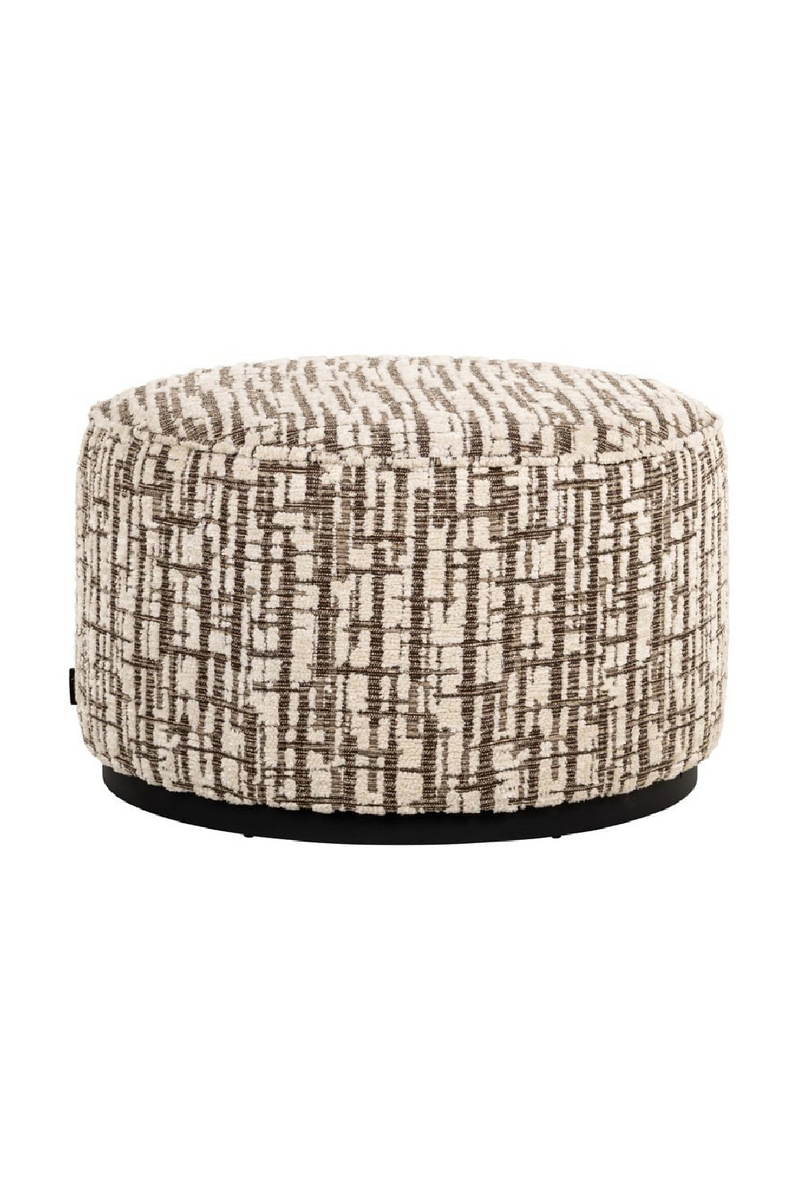 Cylindrical Upholstered Pouf L | Richmond Interiors Lexie | Oroatrade.com