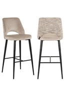 Khaki Cut-Out Bar Stool | Richmond Interiors Tabitha
